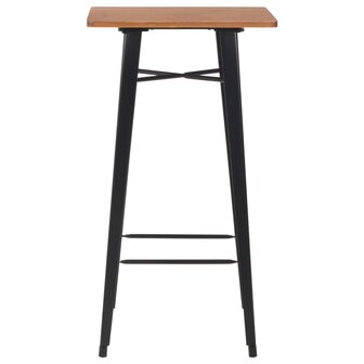 3-delige Barset staal zwart 3