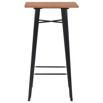 3-delige Barset staal zwart 3