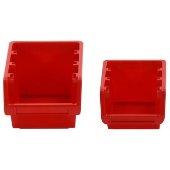 30-delige Sorteersysteemset 77x39 cm polypropeen rood en zwart 6