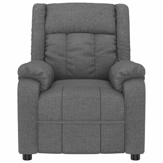 Massagestoel elektrisch stof donkergrijs 4