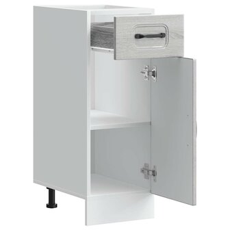 Keuken onderkast Kalmar bewerkt hout grijs sonoma eiken 5