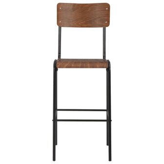 3-delige Barset staal bruin zwart 8