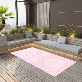 Buitenkleed ARAKIL 80x150 cm PP roze 1