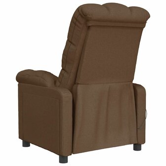 Massagestoel stof bruin 5