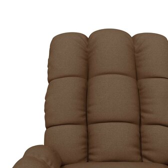Massagestoel stof bruin 8