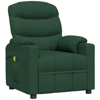 Massagestoel stof donkergroen 2