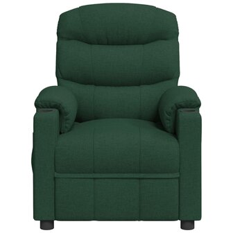 Massagestoel stof donkergroen 3