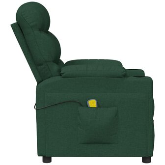Massagestoel stof donkergroen 4