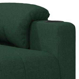 Massagestoel stof donkergroen 7