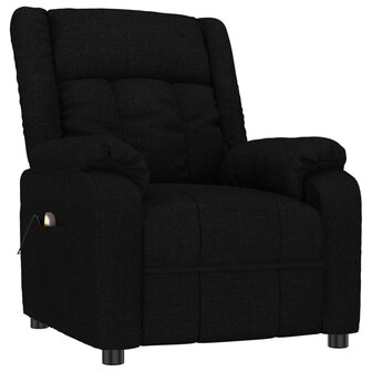 Massagestoel stof zwart 2