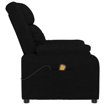 Massagestoel stof zwart 4