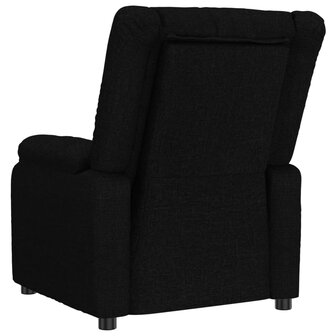 Massagestoel stof zwart 6