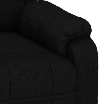 Massagestoel stof zwart 7