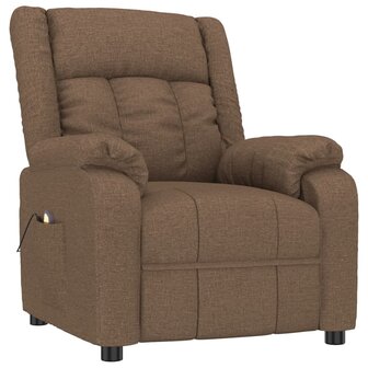 Massagestoel stof bruin 2