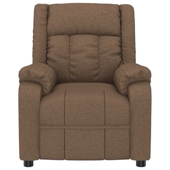 Massagestoel stof bruin 3