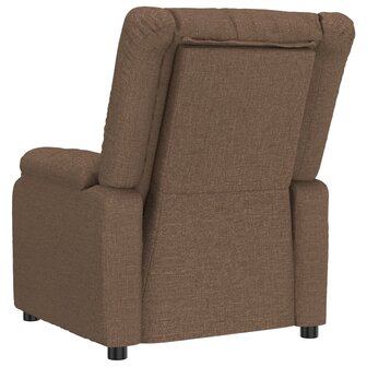 Massagestoel stof bruin 6