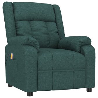 Massagestoel stof donkergroen 2