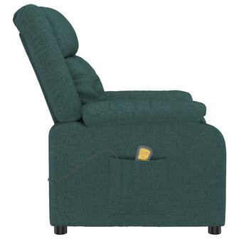 Massagestoel stof donkergroen 4