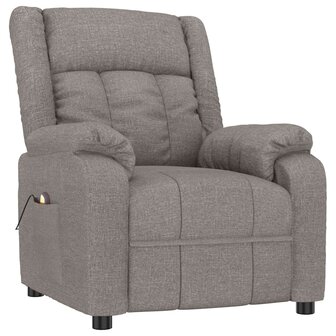 Massagestoel stof taupe 2