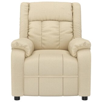 Massagestoel stof cr&egrave;mekleurig 3