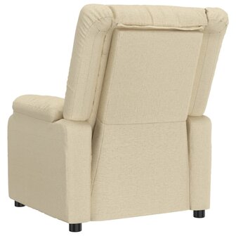 Massagestoel stof cr&egrave;mekleurig 6