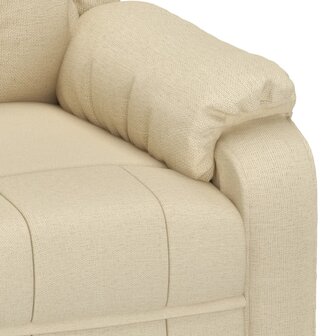 Massagestoel stof cr&egrave;mekleurig 7
