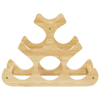 Wijnrek voor 6 flessen 35x18x25,5 cm bamboe 3