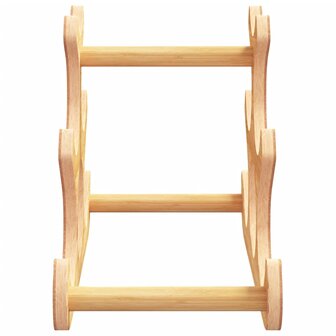 Wijnrek voor 6 flessen 35x18x25,5 cm bamboe 4