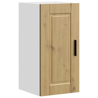 Keukenwandkast Porto bewerkt hout artisanaal eikenkleur 2