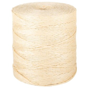 Touw 2 mm 300 m 100% sisal 2