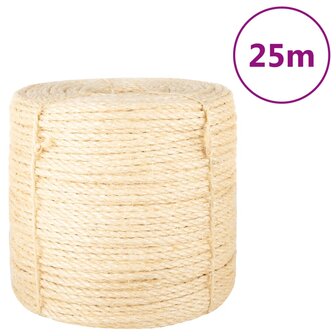 Touw 6 mm 25 m 100% sisal 1