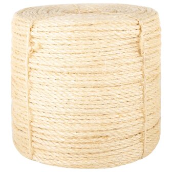 Touw 6 mm 25 m 100% sisal 2