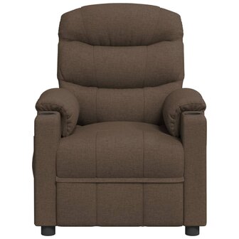 Massagestoel stof bruin 3
