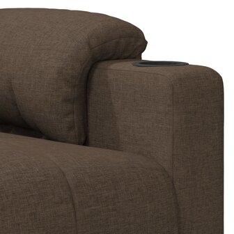 Massagestoel stof bruin 7