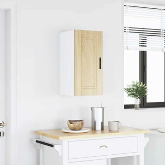 Keukenwandkast Porto bewerkt hout sonoma eikenkleurig 2