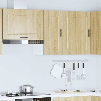 Keukenwandkast Porto bewerkt hout sonoma eikenkleurig 3