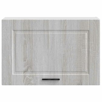 Keukenwandkast Porto bewerkt hout grijs sonoma eiken 5