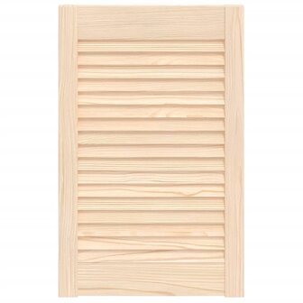 Kastdeur met lamellen 61,5x39,4 cm massief grenenhout 2