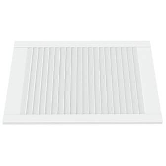 Kastdeur met lamellen 69x49,4 cm massief grenenhout wit 3