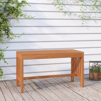 Tuinbank 80 cm massief eucalyptushout 1