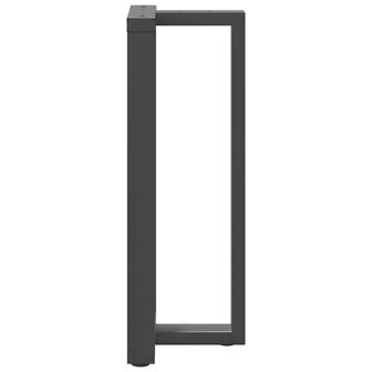 Bartafelpoten 2 st T-vormig 40x35x(100-101) cm staal antraciet 5