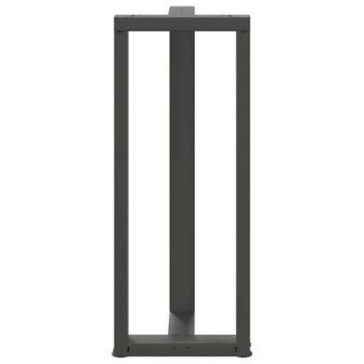Bartafelpoten 2 st T-vormig 40x35x(100-101) cm staal antraciet 6