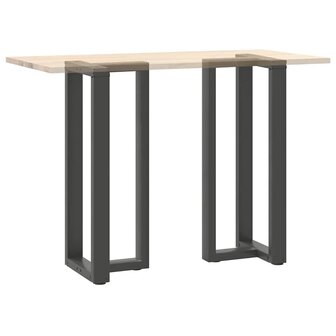 Bartafelpoten 2 st T-vormig 40x35x(100-101) cm staal antraciet 8