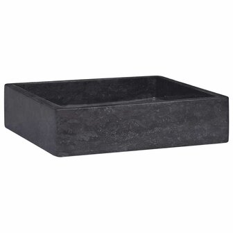 Gootsteen 40x40x10 cm marmer zwart 2