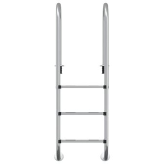 Zwembadladder 54x38x158 cm 304 roestvrijstaal 3
