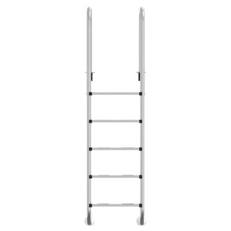 Zwembadladder 54x38x211 cm 304 roestvrij staal 3