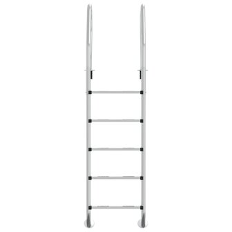 Zwembadladder 54x38x211 cm 304 roestvrij staal 3