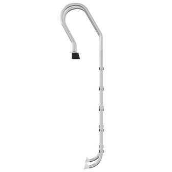 Zwembadladder 54x38x211 cm 304 roestvrij staal 4