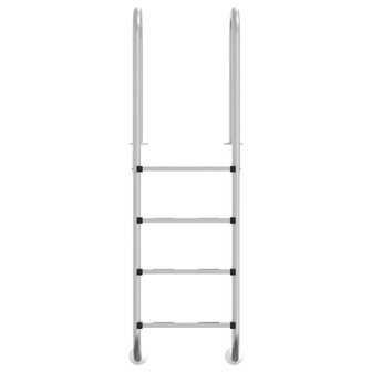Zwembadladder 54x38x184,5 cm 304 roestvrij staal 3