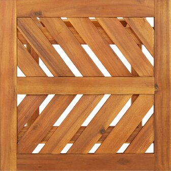 Bijzettafel 45x45x60 cm massief acaciahout 6